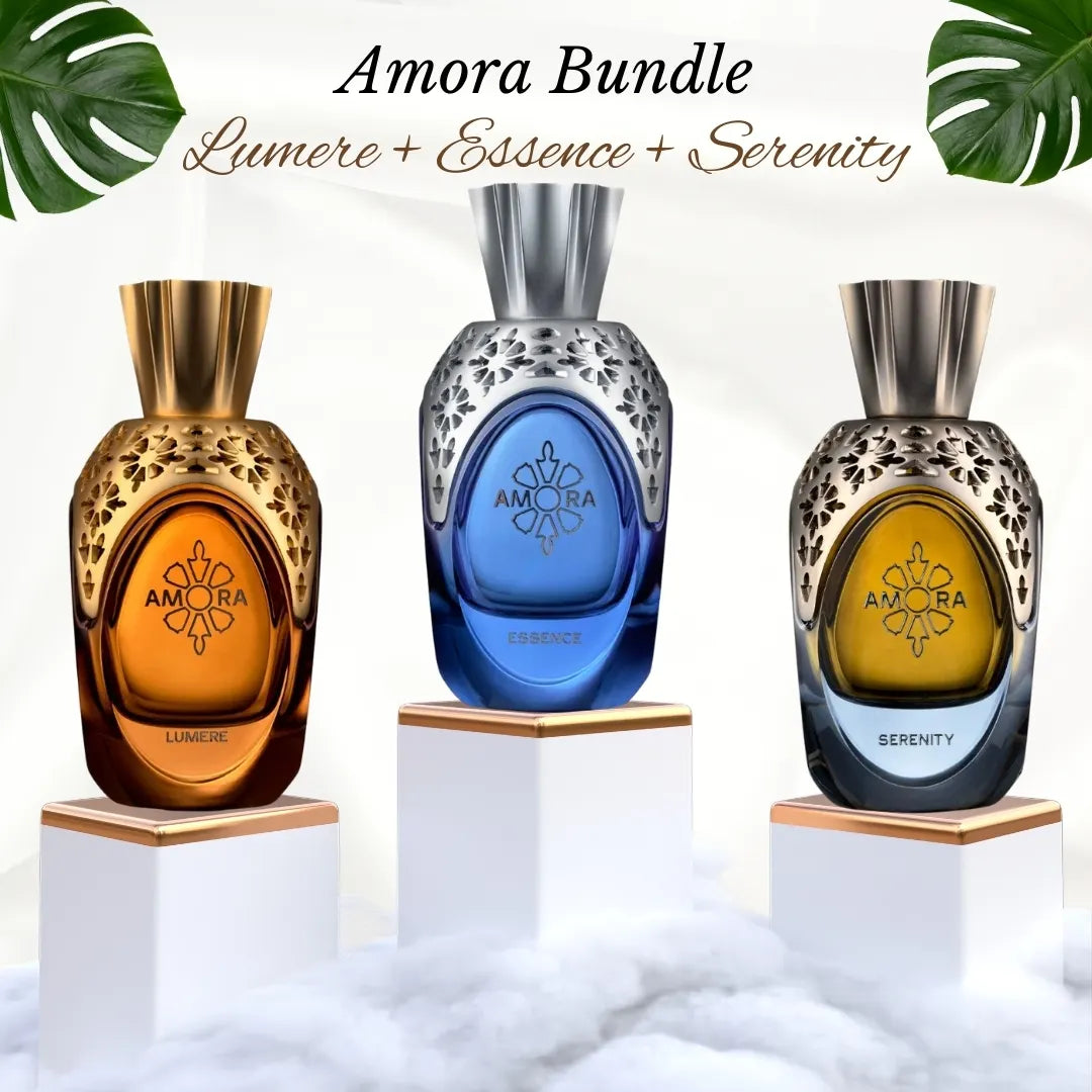 Amora Luxury Trio Bundle – Lumere + Essence + Serenity Luxury Gift Set
