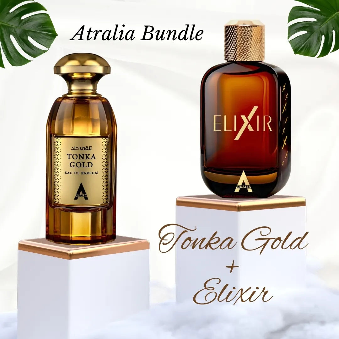 Atralia Gold Duo – Tonka Gold + Elixir Luxury Gift Set